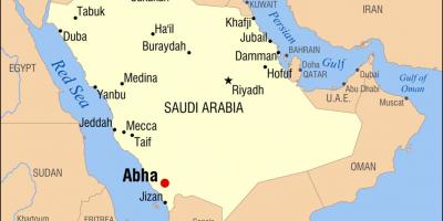 Abha KSA térkép