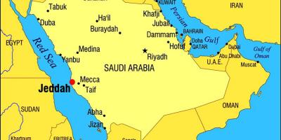 Jeddah KSA térkép