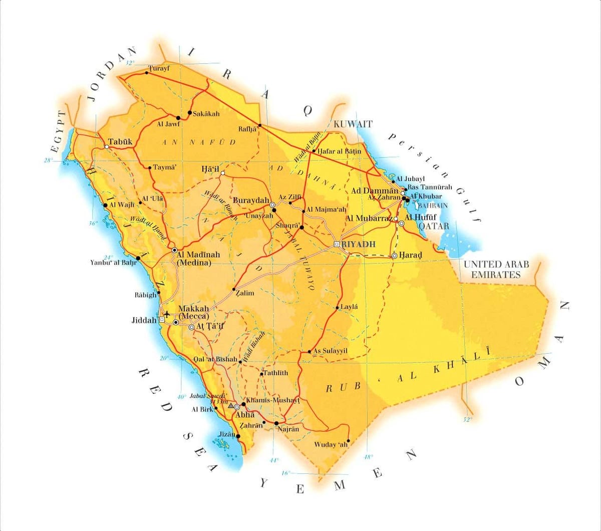 dammam KSA térkép