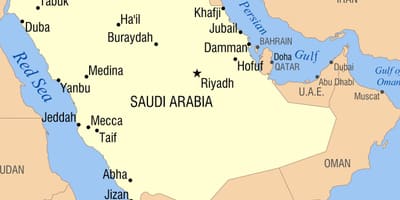 Arar KSA térkép