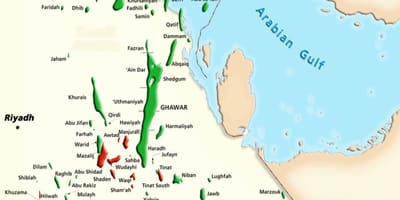 Térkép manifa Szaúd-Arábia