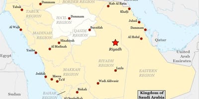 Térkép najran Szaúd-Arábia